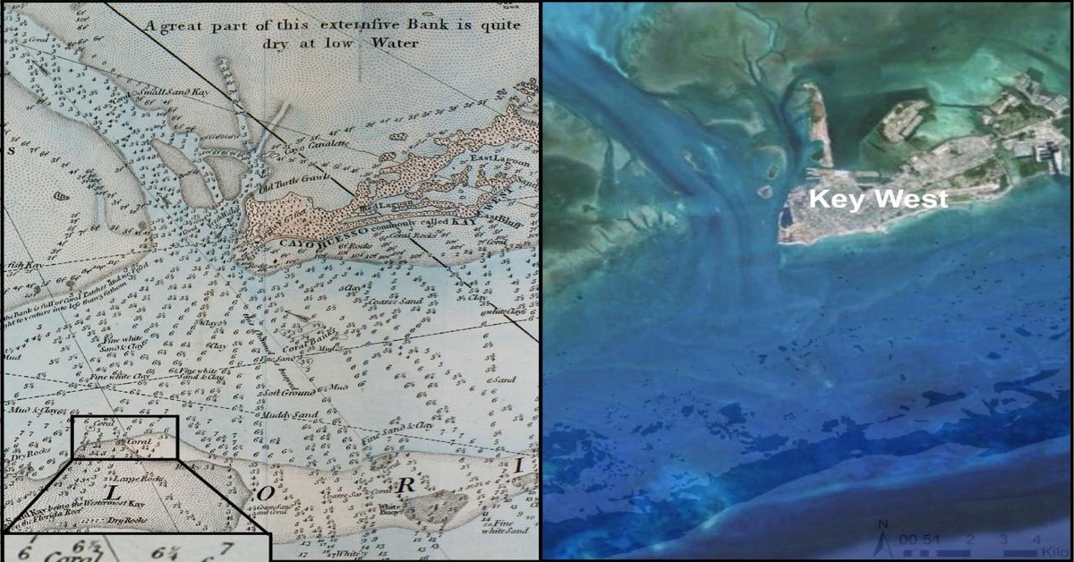 240-Year-Old Nautical Maps Reveal How Badly We've Screwed Up Florida's ...