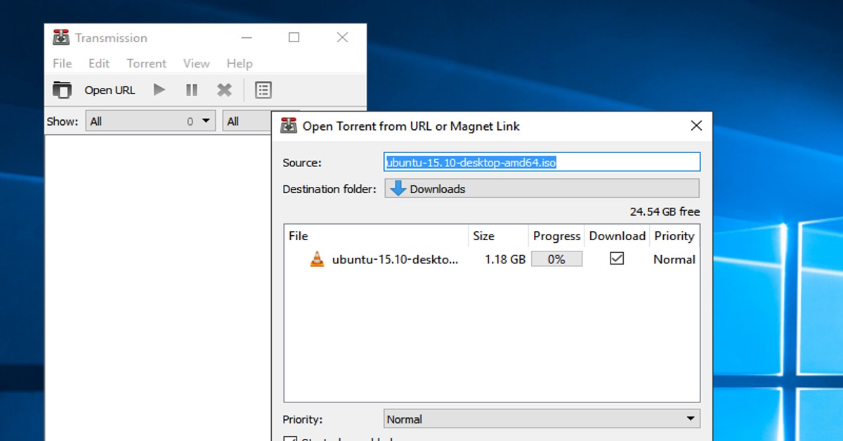 torrent client transmission