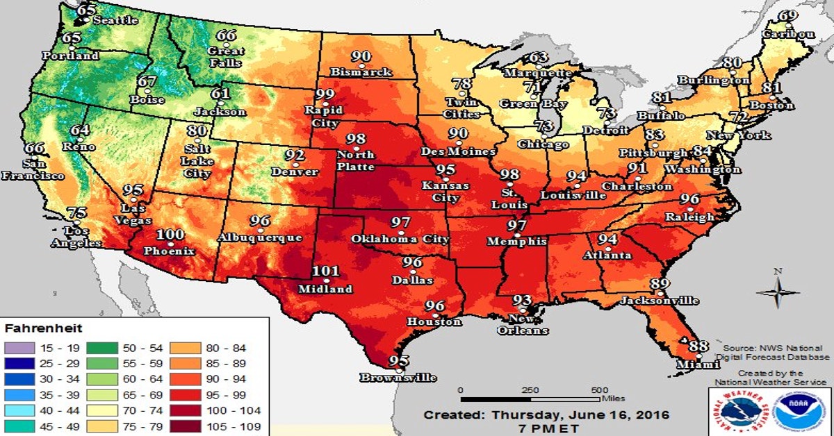 A Massive Heat Dome Will Smash Records Across The US This Weekend