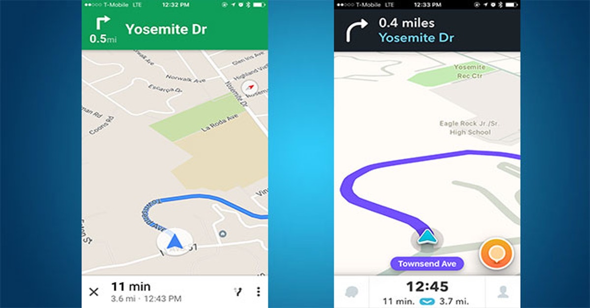 Legal structure: Waze vs google maps