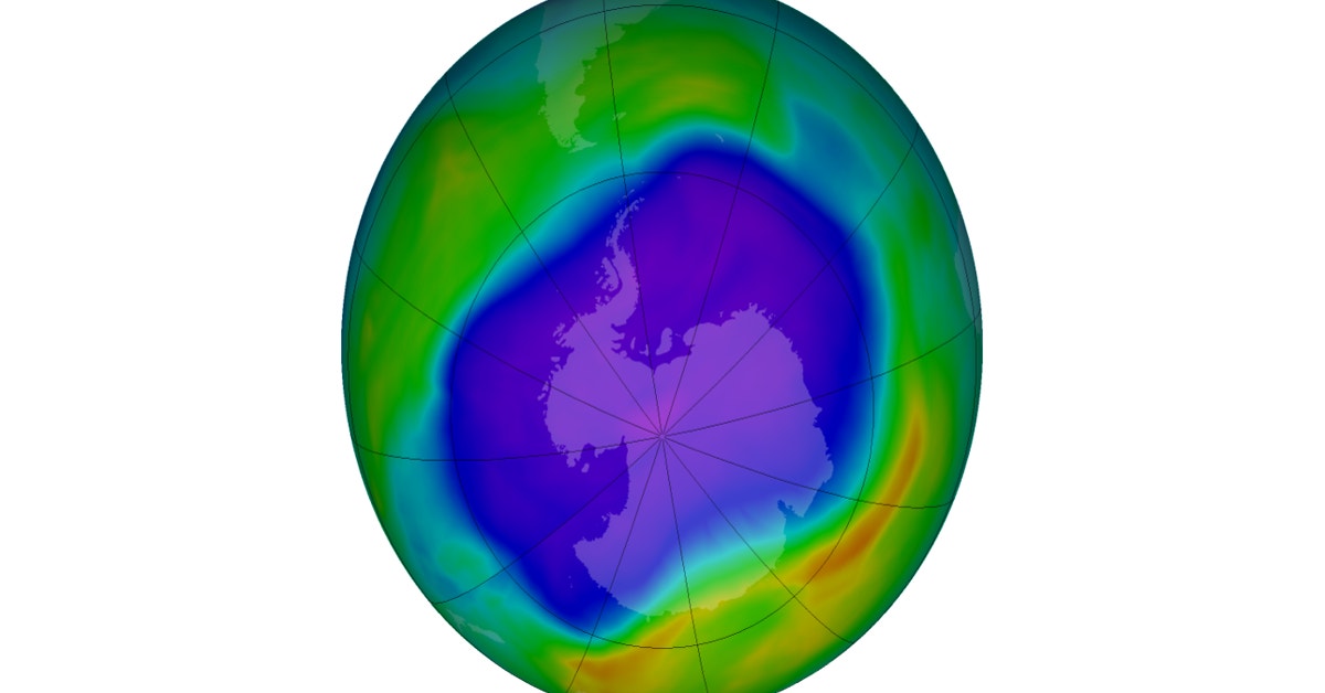 Фото разрушение озонового слоя земли