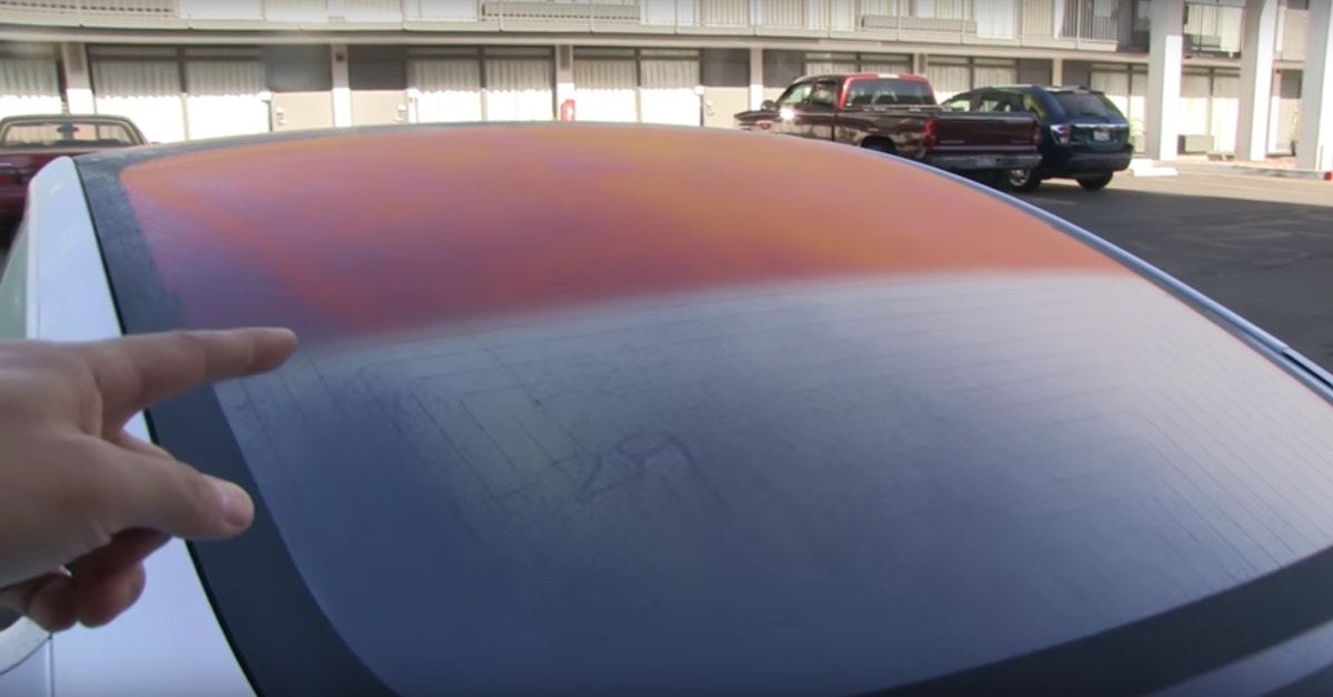 Here's Why The Glass Roof On The Tesla Model 3 Sometimes Looks Orange