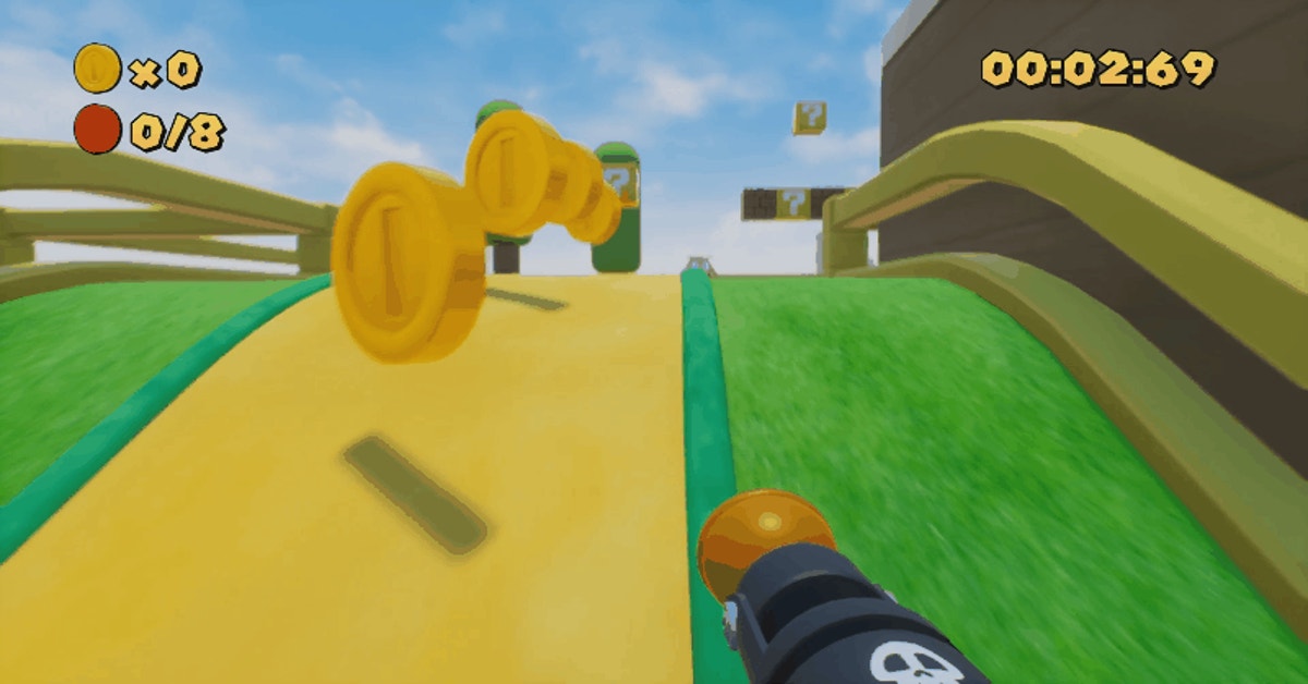 First-Person Mario Lets You Shoot Goombas In The Dang Face | Kotaku