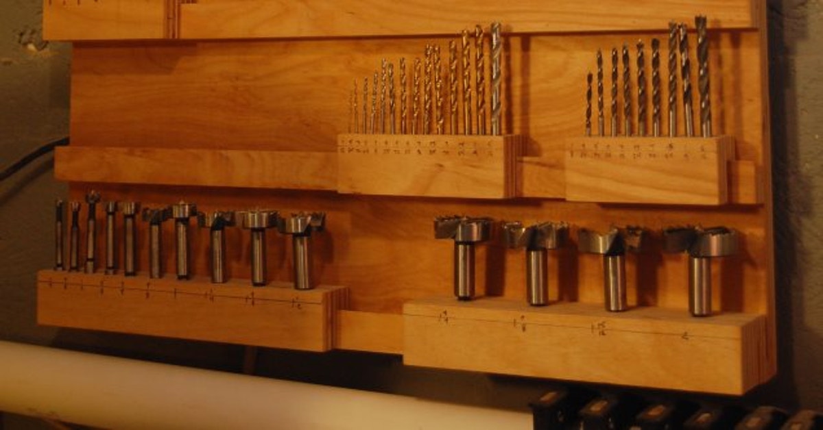 Organise All Your Drill Bits With A Stylish, Modular Wooden Rack ...