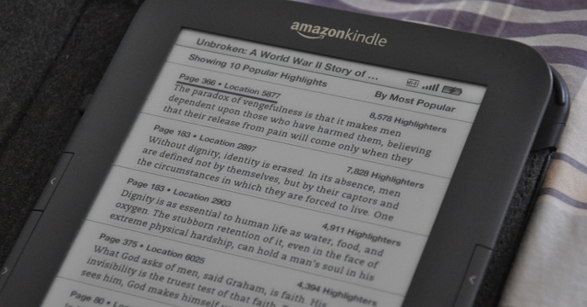 how to highlight kindle books on pc