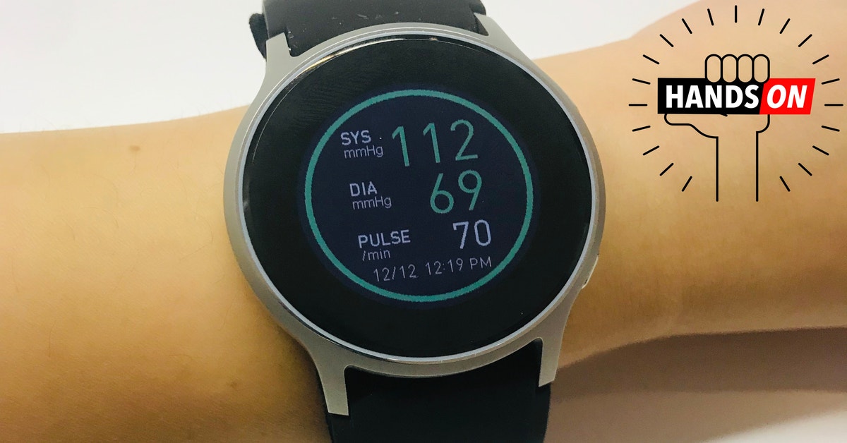 This Blood Pressure Smartwatch Makes Way More Sense Than The Apple