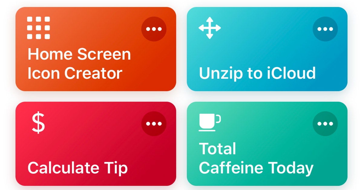 ios shortcuts app icon