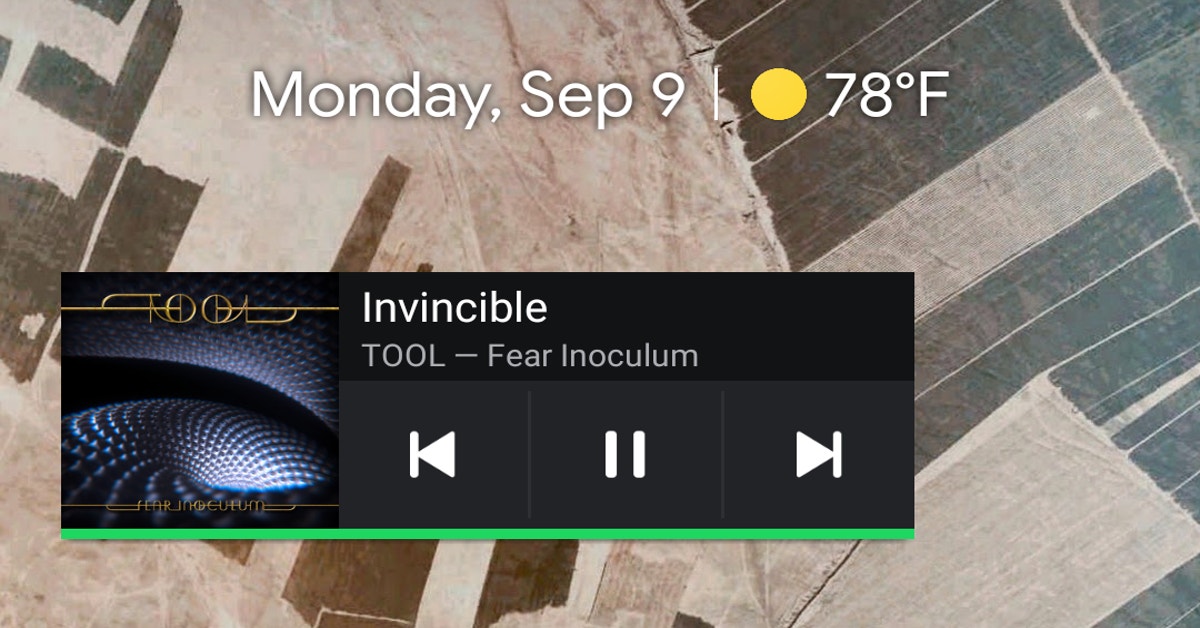 spotify player widget android