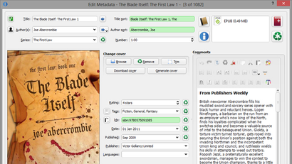 calibre download metadata wrong book