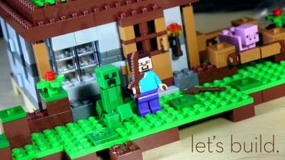 Building LEGO Minecraft Is Much More Fun At Minifig-Scale 