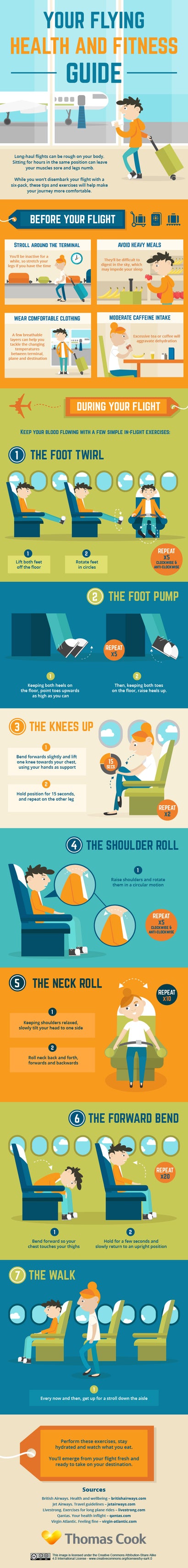 Keep Loose On Long Flights With These Simple Plane Exercises ...