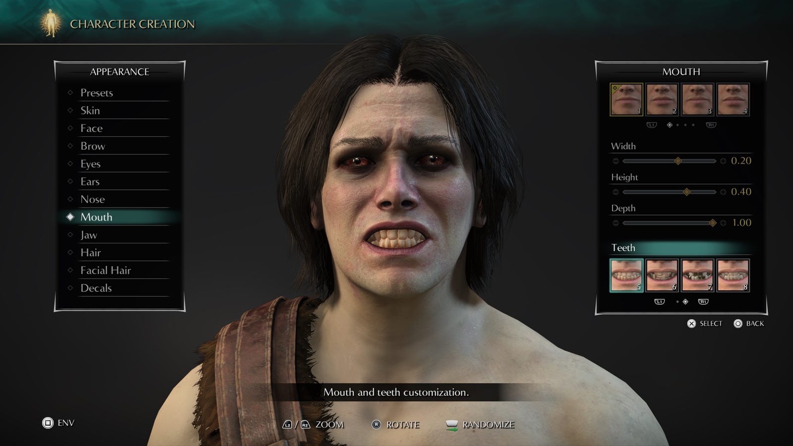 Demon's Souls On PS5 Has Some Truly Fucked Up Teeth Options