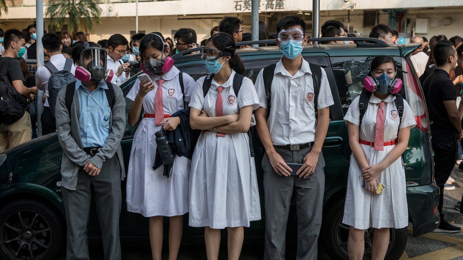 Download Hong Kong Announces Ban On Masks And Face Paint That Helps Protesters Evade Facial Recognition PSD Mockup Templates