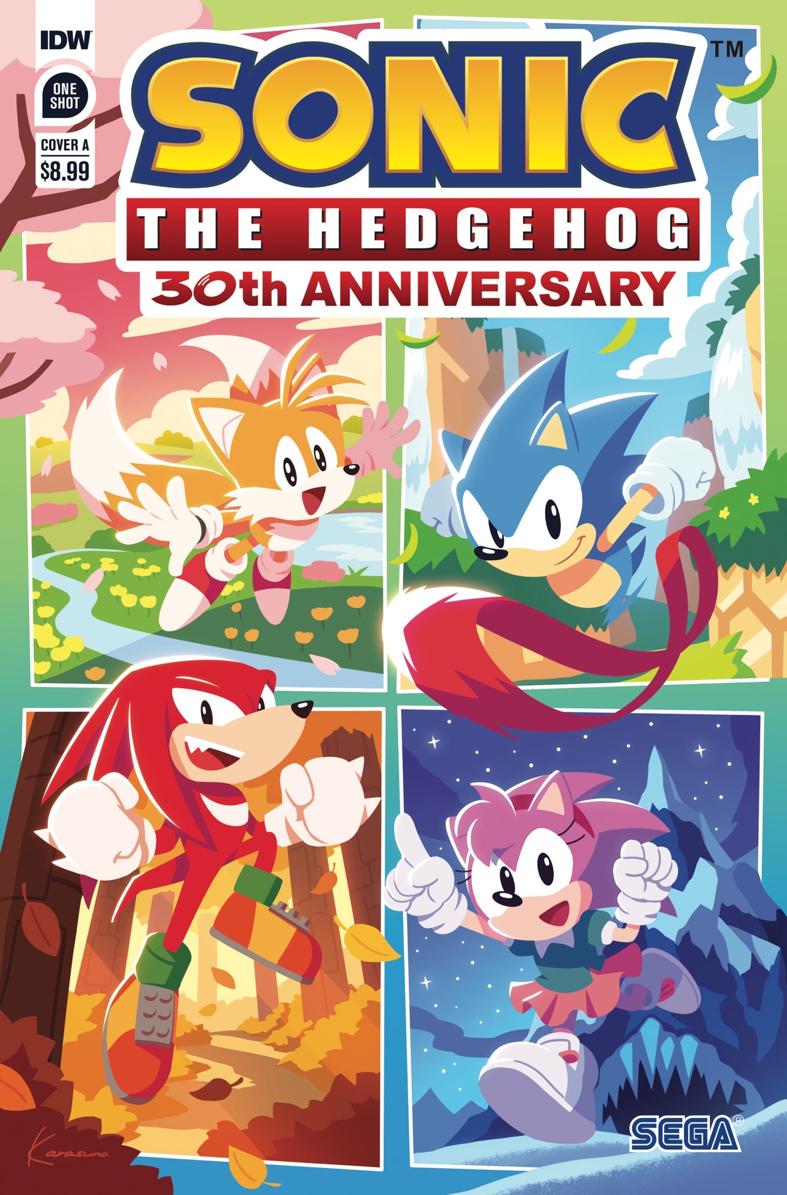 Comemore o 30º aniversário do Sonic em grande estilo (Quadrinhos únicos da IDW para o aniversário de Sonic) 2