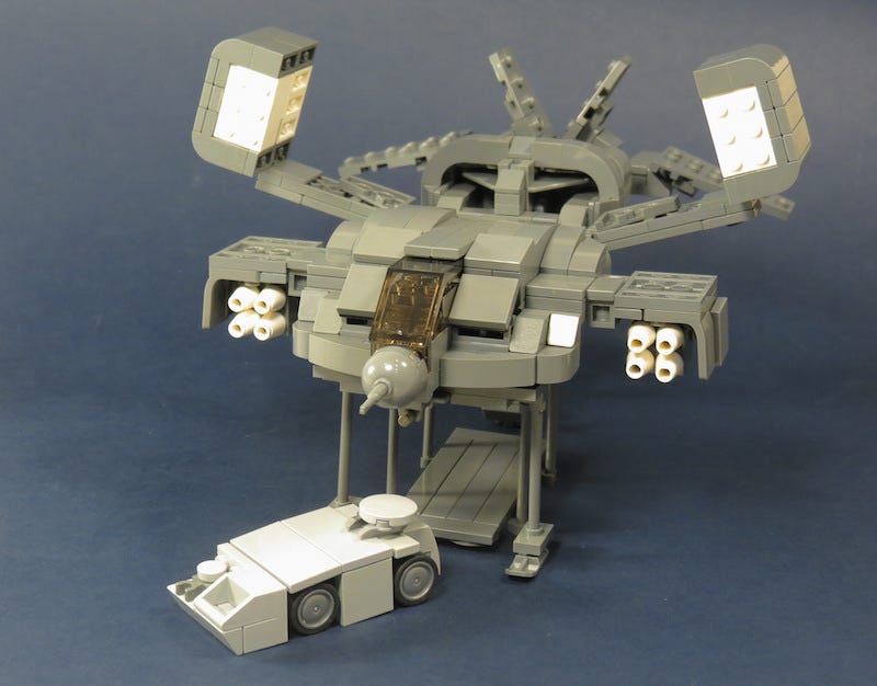 lego aliens dropship