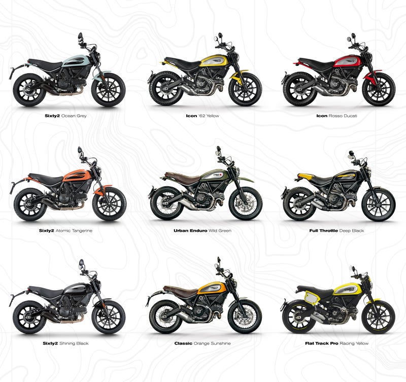 ducati scrambler lineup