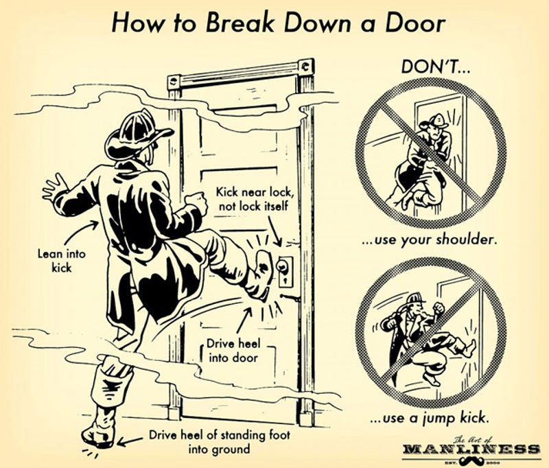 Learn How To Break Down A Door Without Hurting Yourself