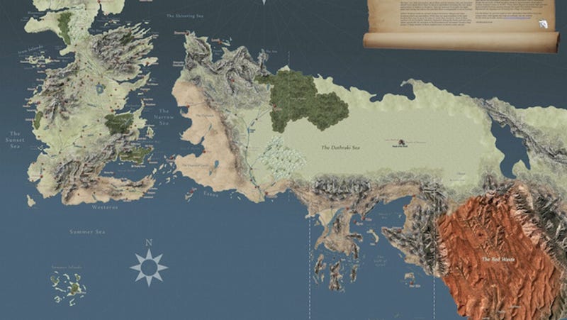 Game Of Thrones World Map Pdf The most detailed map of the Game of Thrones world yet