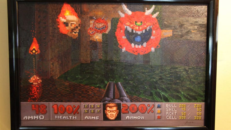 The Best Doom Painting Ever Is In John Romero S House