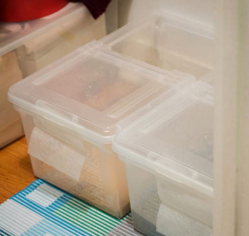 Repurpose A Storage Bin As A Mess Free Litter Box