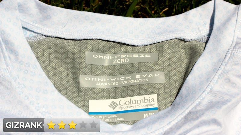 columbia omni freeze t shirt