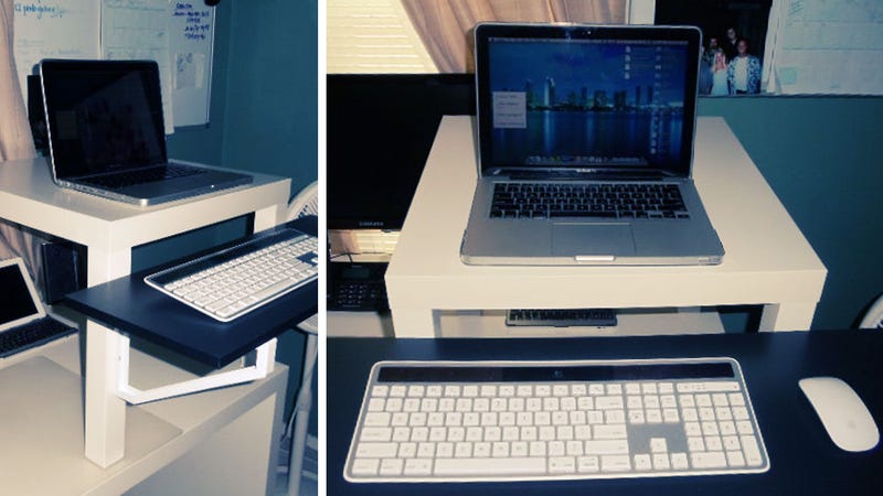 A Simple Portable Inexpensive Standing Desk Solution