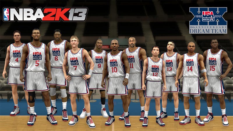 Michael Jordan And The Dream Team Meet The 2012 Gold Medalists In