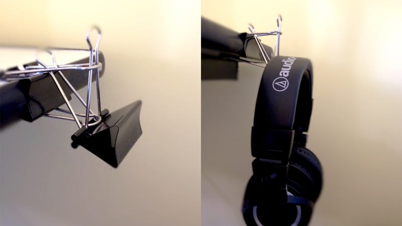 how to store binder clips