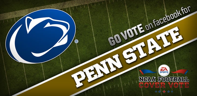 Of Course Penn State Is Leading Ea Sports Ncaa Football 14 Cover Vote