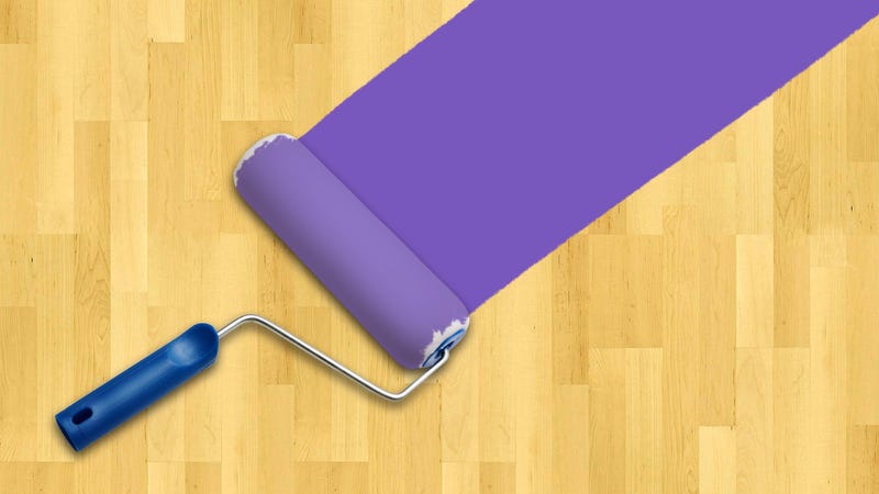 Completely Make Over Vinyl Or Laminate Floors With Paint