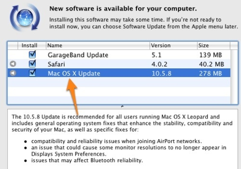 safari for mac 10.5.8