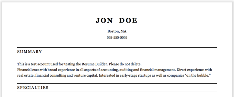 Linkedin Resume Builder Takes The Hassle Out Of Updating Your Resume