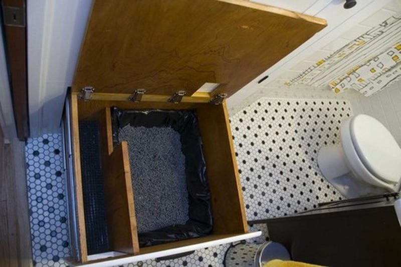 Build A Concealed And Vented Cat Box For Odor Free Litter