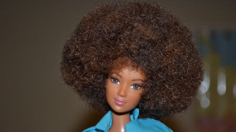 barbie with afro hair