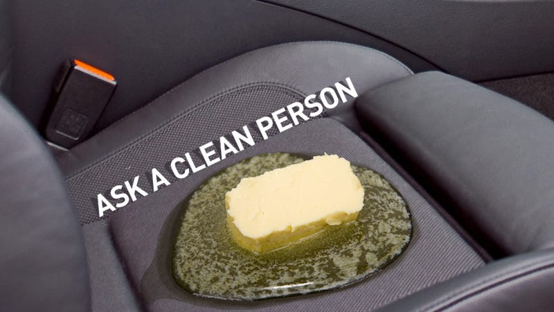 Help How Do I Clean Up All This Butter That Exploded In My Car