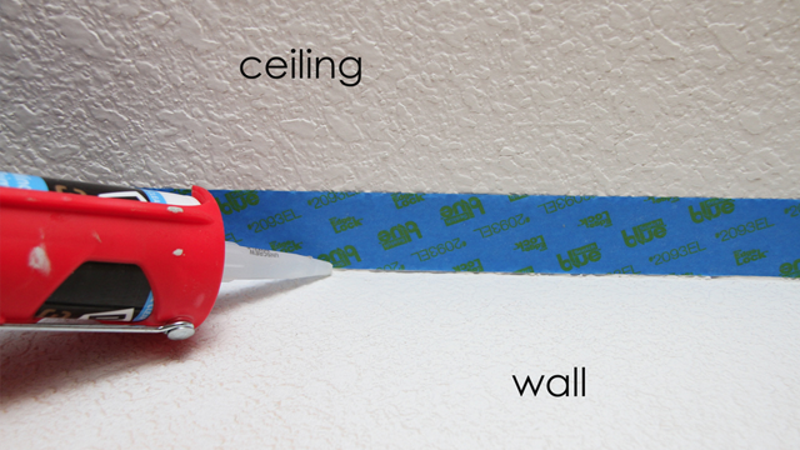 Use Caulk To Paint Straight Edges Like A Pro