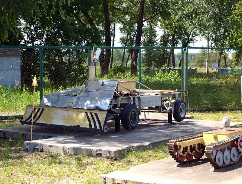 A Museum Of Robotic Equipment Used During The Chernobyl Disaster