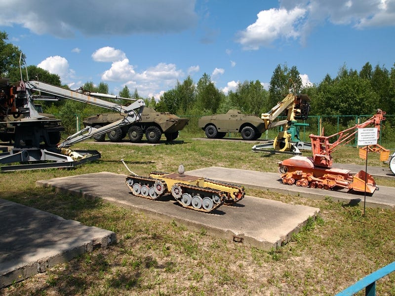 A Museum Of Robotic Equipment Used During The Chernobyl Disaster