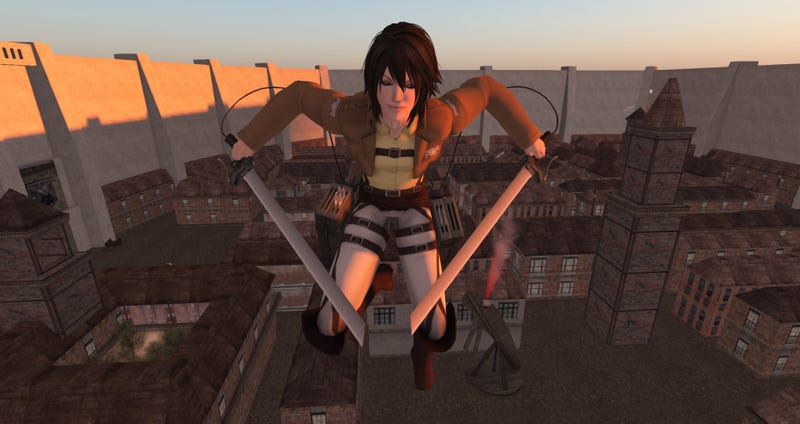 Now There S An Attack On Titan 3d Action Game In Second Life