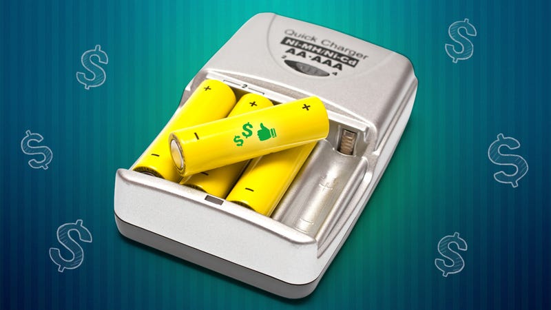 cost of rechargeable aa batteries