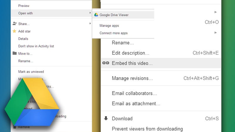 Embed Video On A Web Page With Google Drive