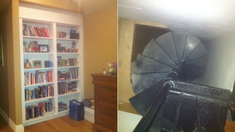 A Secret Room Behind A Bookshelf Is Cool Until A Stranger Lives Inside