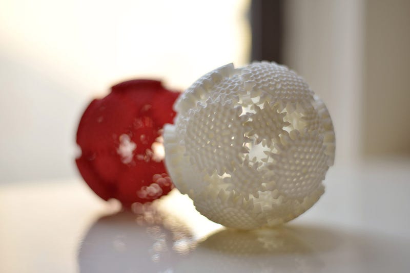 Mind Boggling Spherical Gear Made From 3d Printed Moving Parts