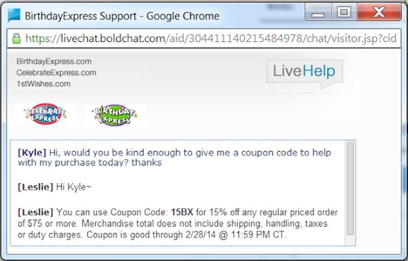 Know Which Online Retailers Offer Coupons Via Live Chat