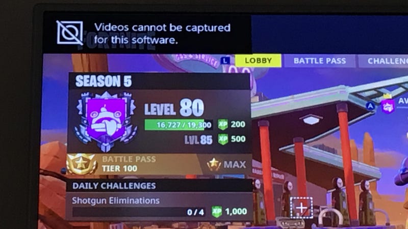 Epic Drops Video Capture From Fortnite On Switch Cites Performance Issues