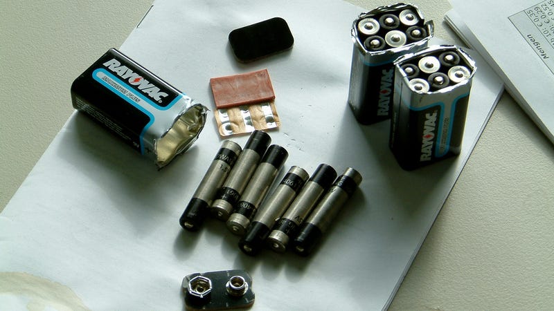 9V Battery to Find Smaller Batteries Inside