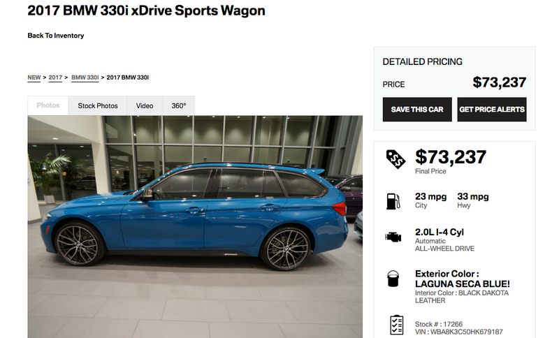 Which One Of You Maniacs Is Going To Buy This 73 000 Bmw 3 Series Wagon