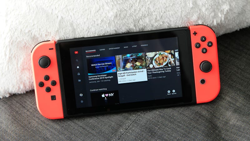 how do you get youtube on a nintendo switch