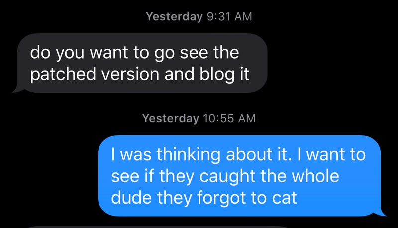 I Think I Watched The Patched Version Of Cats