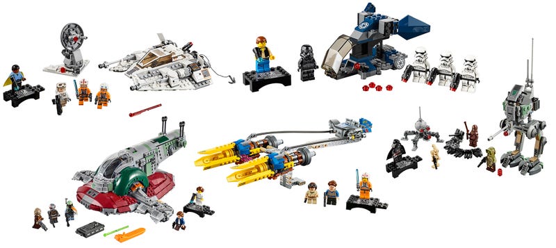 lego 20 years star wars sets